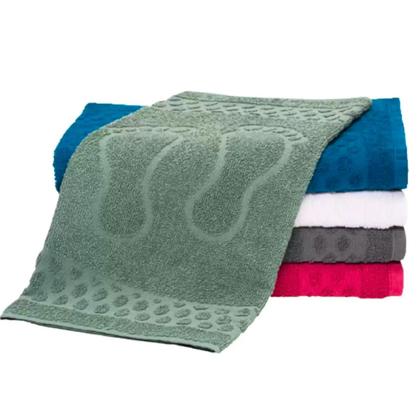 Imagem de Tapete Banheiro Toalha Piso Kit 04 Unidades