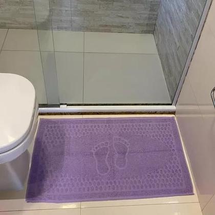 Imagem de Tapete Banheiro Toalha Piso Kit 06 Unidades.