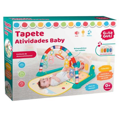 Imagem de Tapete Bebê Interativo Atividade Musical Portátil Unissex Azul