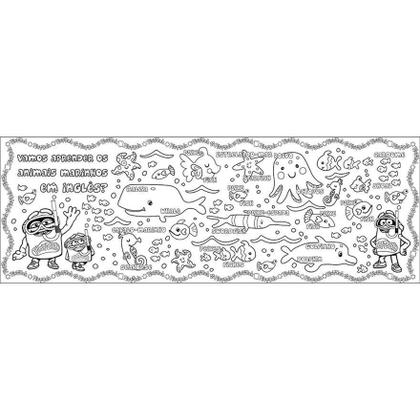 Imagem de Tapete Bilíngue com Apagador para Colorir Play-Doh Fun