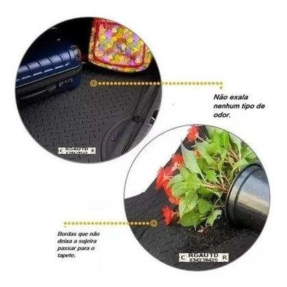 Imagem de Tapete Borracha Agile Preto Com Abas Porta Mala 2012 2013 2014 15