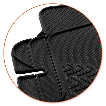 Imagem de Tapete Borracha Carro Preto Manual Hilux Cabine Dupla 2018