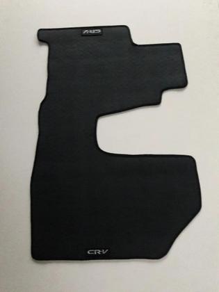 Imagem de Tapete Borracha Crv Com Traseiro Inteiriço Mais Porta Malas Preto Fosco