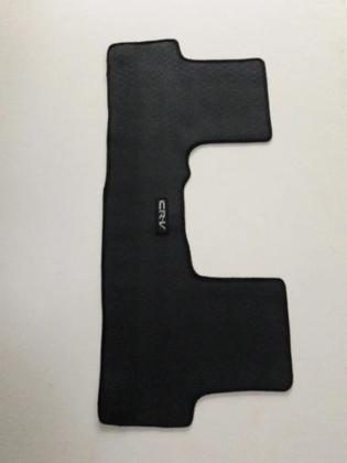 Imagem de Tapete Borracha Crv Com Traseiro Inteiriço Mais Porta Malas Preto Fosco