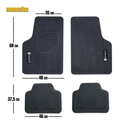 Imagem de Tapete Borracha Logo Bordado Para Renault Duster 2015