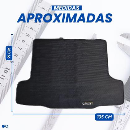 Imagem de Tapete Borracha Porta Malas Cruze Sedan 2011 a 2016 Premium Traseiro Inteiriço