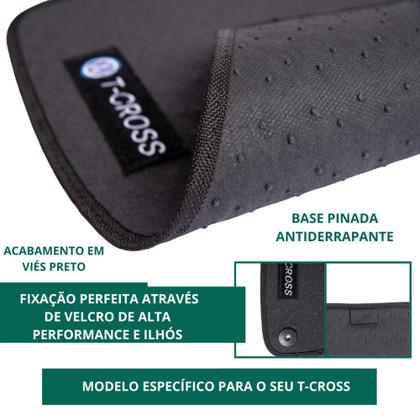 Imagem de Tapete Borracha T-cross Com Traseiro Interiço E Porta-malas