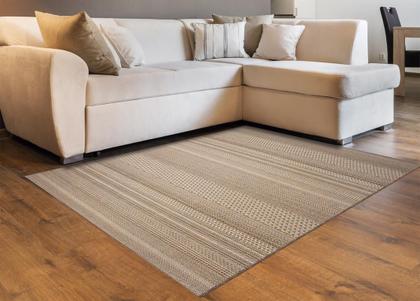 Imagem de Tapete Buzios Arraial Marrom/Azul 2,00X3,00