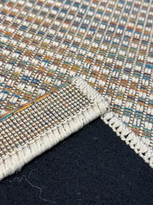 Imagem de Tapete Buzios Lual Bege/Azul 73 0,66X2,40