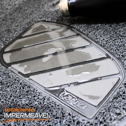 Imagem de Tapete Capacho Automotivo Golf Comfortline 2002 03 04 a 10 11 Impermeável Personalizado Cor Cinza