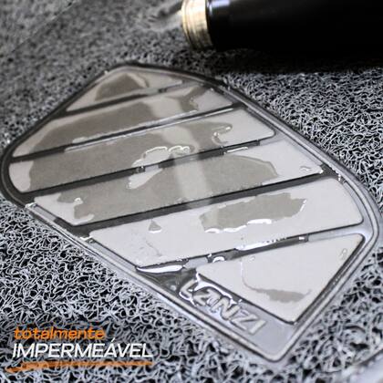 Imagem de Tapete capacho automotivo para Clio 2012 2013 14 15 2016 Linha Premium Sob Medida Cor Cinza Sem odor Lindo