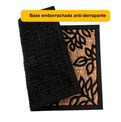 Imagem de TAPETE CAPACHO BEM VINDO EMBORRACHADO FIBRA COCO 60x40cm