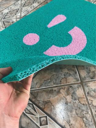 Imagem de Tapete Capacho Decorativo Unicórnio Sejam Bem Viados 60X40cm