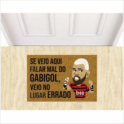 Imagem de Tapete capacho decorção, se veio falar mal do gabigol.