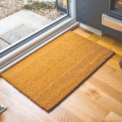 Imagem de Tapete capacho em fibra de coco 70 x 35cm funcional