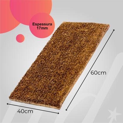 Imagem de TAPETE CAPACHO FIBRA DE COCO 60x40CM PARA PORTA DE ENTRADA
