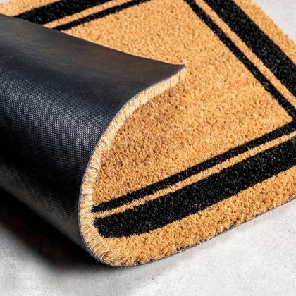 Imagem de Tapete Capacho Geometrico Fibra De Coco 40x70 Cm Inspire