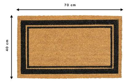 Imagem de Tapete Capacho Geometrico Fibra De Coco 40x70 Cm Inspire