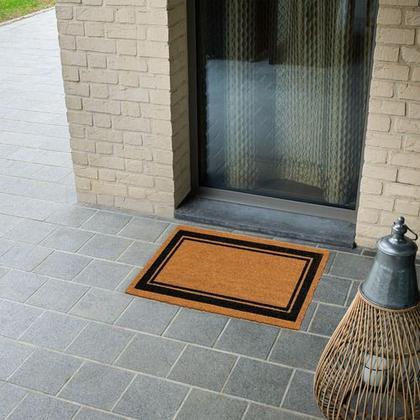 Imagem de Tapete Capacho Geometrico Fibra De Coco 40x70 Cm Inspire