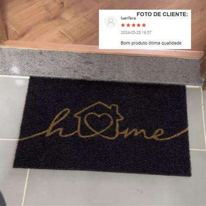 Imagem de Tapete Capacho Home de Boas Vindas 60x40 Personalize Entrad