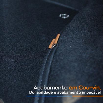 Imagem de Tapete Carpete Automotivo Para Pajero TR4 03 a 2015 Traseiro Inteiriço Cor Preto Luxo Premium