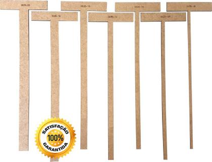 Imagem de Tapete Corte 60 Régua Inox 60cm Estilete Gabaritos Scrapbook