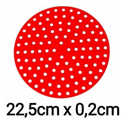 Imagem de Tapete culinário Protetor de Silicone Redondo Para Fritadeira Air Fryer