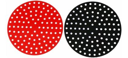 Imagem de Tapete culinário Protetor de Silicone Redondo Para Fritadeira Air Fryer
