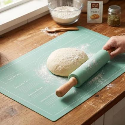 Imagem de Tapete Culinario Silicone com rolo 2pc Dolce Home