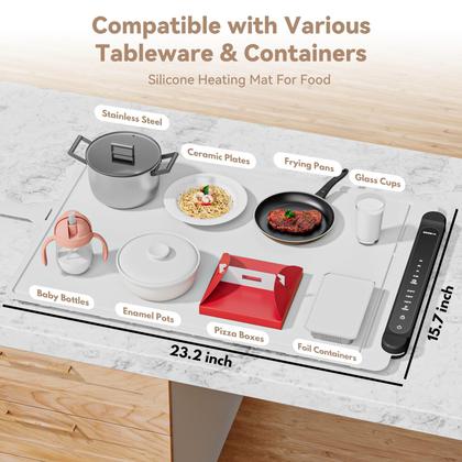 Tapete de Aquecimento de Silicone ZCJSHX - Bandeja para Aquecedor