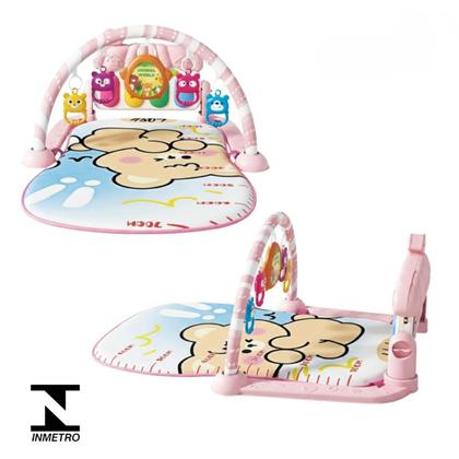 Imagem de Tapete de Atividades Bebê com Piano Musical e Móbile Interativo Tapete Infantil Educativo Ideal para Tummy Time e Desenvolvimento Sensorial
