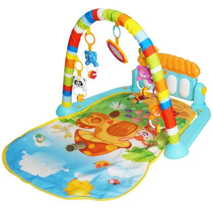 Imagem de Tapete de Atividades Bebe Infantil Musical Mobile Piano 5 Brinquedos Interativo Importway BWTIP-001