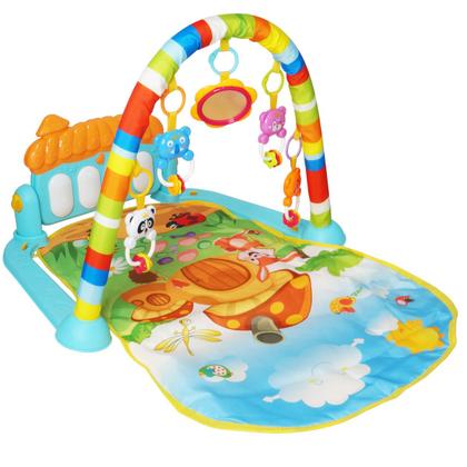 Imagem de Tapete de Atividades Bebe Infantil Musical Mobile Piano 5 Brinquedos Interativo Importway BWTIP-001