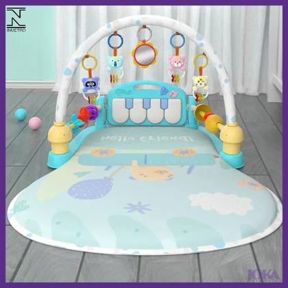 Imagem de Tapete de Atividades Com Almofada e Piano Para Bebe Aprender
