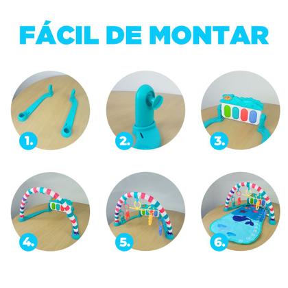 Imagem de Tapete De Atividades Ginásio C/ Piano Musical Castela Brasil