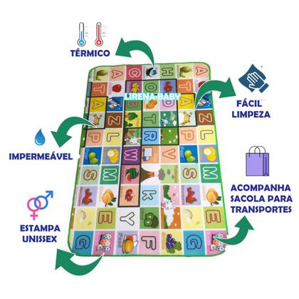 Imagem de Tapete De Atividades Infantil 1,80x1,20m Anti Té