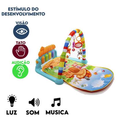 Imagem de Tapete de Atividades Infantil Educativo p/ Bebês com Acessórios