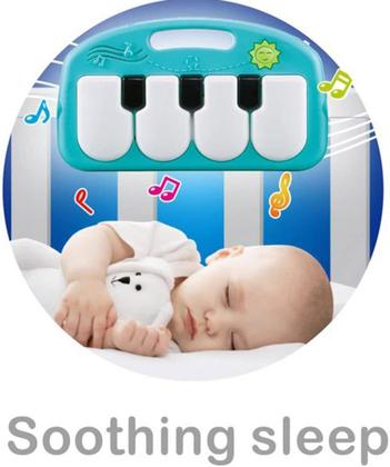 Imagem de Tapete De Atividades Infantil Musical Toca Piano Happy Verde