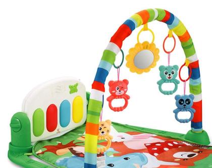 Imagem de Tapete de Atividades Multifuncional com Piano Musical Circo Verde  Color Baby