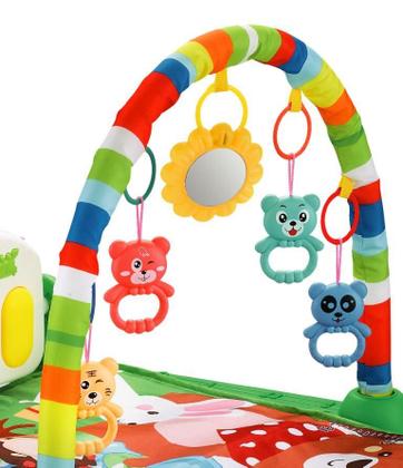 Imagem de Tapete de Atividades Multifuncional com Piano Musical Circo Verde  Color Baby