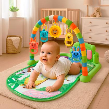 Imagem de Tapete De Atividades Musical Com Piano Interativo E Móbiles Para Bebê - Art Baby