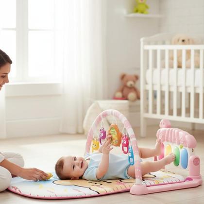 Imagem de Tapete de Atividades Musical com Piano Interativo para Bebês