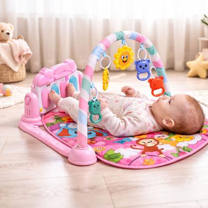 Imagem de Tapete de Atividades Musical para Bebê com Piano Interativo Ginásio Mobile