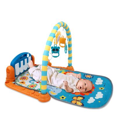 Imagem de Tapete De Atividades Para Bebê Com Piano Musical E Móbile  Ginásio Infantil Estampa Colorida Estimula Desenvolvimento Motor E Sensorial