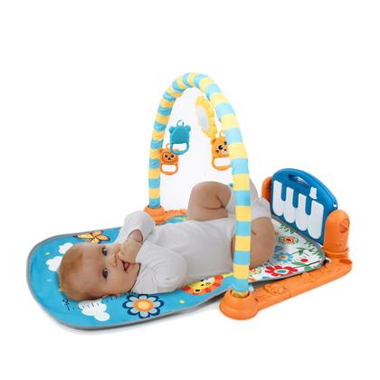 Imagem de Tapete De Atividades Para Bebê Com Piano Musical E Móbile  Ginásio Infantil Estampa Colorida Estimula Desenvolvimento Motor E Sensorial