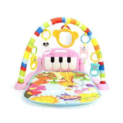 Imagem de Tapete De Atividades Para Bebê Com Piano Musical E Móbile  Ginásio Infantil Estampa Colorida Estimula Desenvolvimento Motor E Sensorial