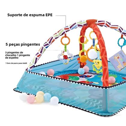 Imagem de Tapete De Atividades Para Bebês, Estrutura De Fitness Para Crianças, Cerca De Engatinhar, Brinquedos