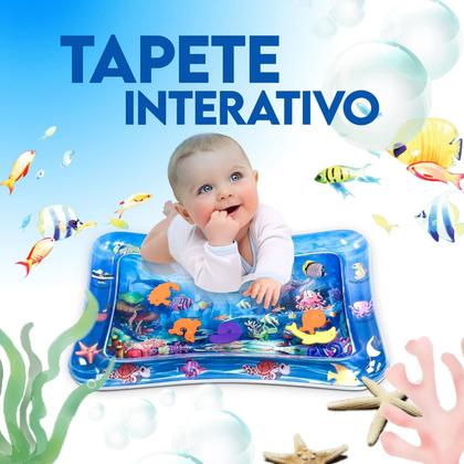 Imagem de Tapete De Atividades Para Bebes Inflavel Interativo Aquario
