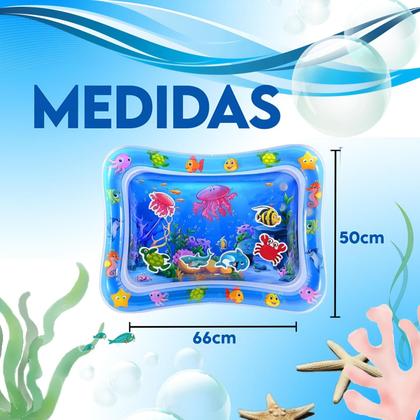 Imagem de Tapete De Atividades Para Bebes Inflavel Interativo Aquario