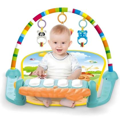 Imagem de Tapete de Atividades Piano Musical Infantil p/Bebê Nuga Baby